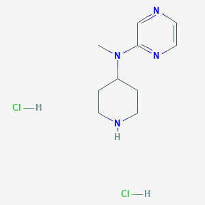 N-methyl-N-(piperidin-4-yl)pyrazin-2-amine dihydrochloride