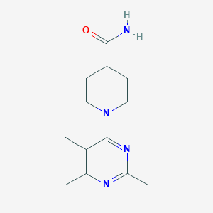 1-(2,5,6-trimethylpyrimidin-4-yl)piperidine-4-carboxamide