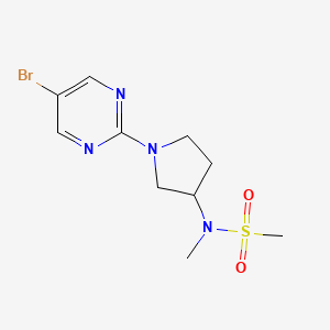 N-[1-(5-bromopyrimidin-2-yl)pyrrolidin-3-yl]-N-methylmethanesulfonamide