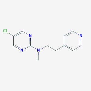 molecular formula C12H13ClN4 B6457088 5-chloro-N-methyl-N-[2-(pyridin-4-yl)ethyl]pyrimidin-2-amine CAS No. 2549056-19-9