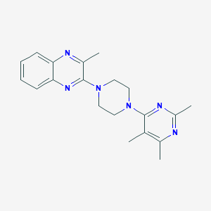 2-methyl-3-[4-(2,5,6-trimethylpyrimidin-4-yl)piperazin-1-yl]quinoxaline