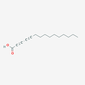 molecular formula C15H22O2 B064584 2,4-Pentadecadiynoic Acid CAS No. 174063-99-1