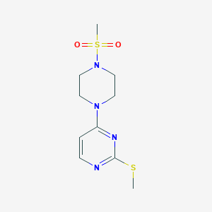 4-(4-methanesulfonylpiperazin-1-yl)-2-(methylsulfanyl)pyrimidine