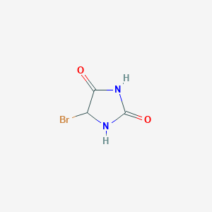 molecular formula C3H3BrN2O2 B064594 5-BROMOHYDANTOIN CAS No. 173904-10-4