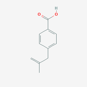 molecular formula C11H12O2 B064595 4-(2-Methyl-2-propenyl)benzoic acid CAS No. 168194-08-9