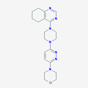 4-{4-[6-(morpholin-4-yl)pyridazin-3-yl]piperazin-1-yl}-5,6,7,8-tetrahydroquinazoline