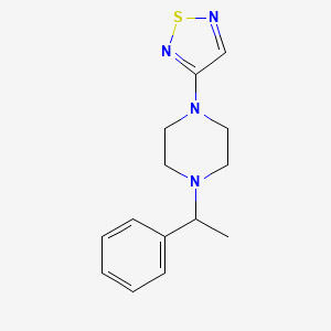 1-(1-phenylethyl)-4-(1,2,5-thiadiazol-3-yl)piperazine
