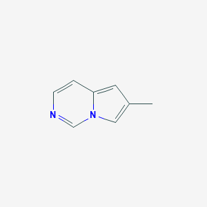 molecular formula C8H8N2 B064608 6-Methylpyrrolo[1,2-c]pyrimidine CAS No. 179928-19-9