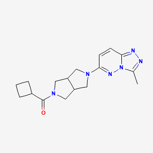 2-cyclobutanecarbonyl-5-{3-methyl-[1,2,4]triazolo[4,3-b]pyridazin-6-yl}-octahydropyrrolo[3,4-c]pyrrole