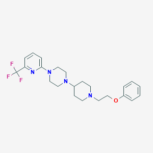 1-[1-(2-phenoxyethyl)piperidin-4-yl]-4-[6-(trifluoromethyl)pyridin-2-yl]piperazine