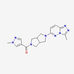 1-methyl-4-(5-{3-methyl-[1,2,4]triazolo[4,3-b]pyridazin-6-yl}-octahydropyrrolo[3,4-c]pyrrole-2-carbonyl)-1H-pyrazole