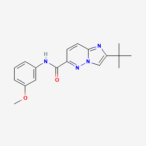 2-tert-butyl-N-(3-methoxyphenyl)imidazo[1,2-b]pyridazine-6-carboxamide
