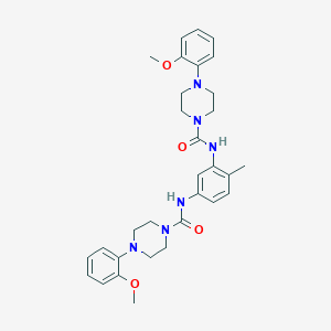 molecular formula C31H38N6O4 B064614 2,4-TDI-BIS-1,2MP CAS No. 190653-33-9
