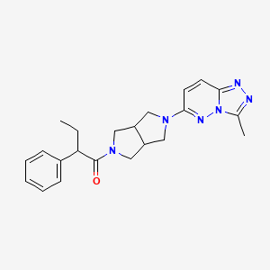 1-(5-{3-methyl-[1,2,4]triazolo[4,3-b]pyridazin-6-yl}-octahydropyrrolo[3,4-c]pyrrol-2-yl)-2-phenylbutan-1-one