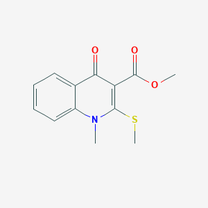 B6461688 methyl 1-methyl-2-(methylsulfanyl)-4-oxo-1,4-dihydroquinoline-3-carboxylate CAS No. 2502298-71-5