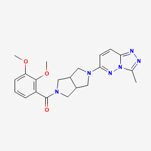 2-(2,3-dimethoxybenzoyl)-5-{3-methyl-[1,2,4]triazolo[4,3-b]pyridazin-6-yl}-octahydropyrrolo[3,4-c]pyrrole