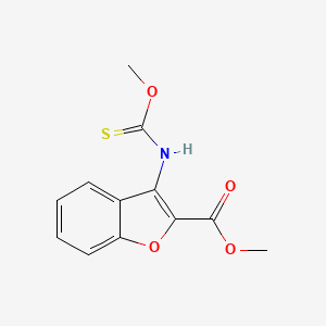 methyl 3-[(methoxymethanethioyl)amino]-1-benzofuran-2-carboxylate