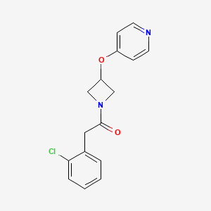 2-(2-chlorophenyl)-1-[3-(pyridin-4-yloxy)azetidin-1-yl]ethan-1-one