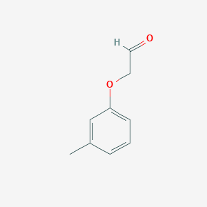 molecular formula C9H10O2 B064632 2-(m-Tolyloxy)acetaldehyde CAS No. 176851-48-2