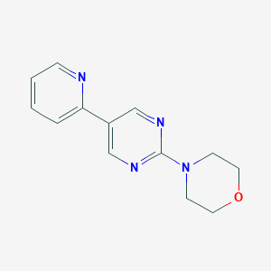 4-[5-(pyridin-2-yl)pyrimidin-2-yl]morpholine