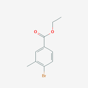 molecular formula C10H11BrO2 B064640 4-溴-3-甲基苯甲酸乙酯 CAS No. 160313-69-9