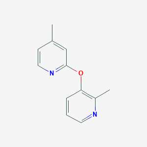 molecular formula C12H12N2O B6464510 2-methyl-3-[(4-methylpyridin-2-yl)oxy]pyridine CAS No. 2640943-45-7