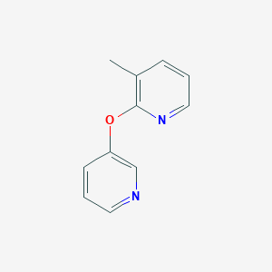 molecular formula C11H10N2O B6464810 3-methyl-2-(pyridin-3-yloxy)pyridine CAS No. 2640896-70-2