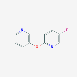 molecular formula C10H7FN2O B6465214 5-fluoro-2-(pyridin-3-yloxy)pyridine CAS No. 2640846-95-1