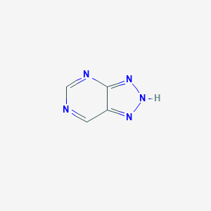 molecular formula C4H3N5 B064663 8-Azapurine CAS No. 179192-35-9
