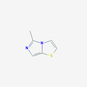 molecular formula C6H6N2S B064668 5-Methylimidazo[5,1-b]thiazole CAS No. 165666-84-2