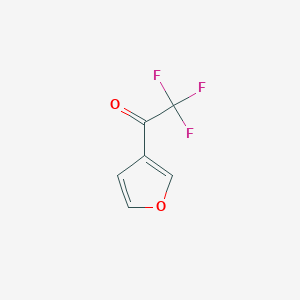 molecular formula C6H3F3O2 B064672 3-Trifluoroacetylfuran CAS No. 167405-27-8