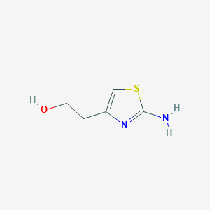 molecular formula C5H8N2OS B064693 2-(2-Aminothiazol-4-yl)ethanol CAS No. 174666-17-2