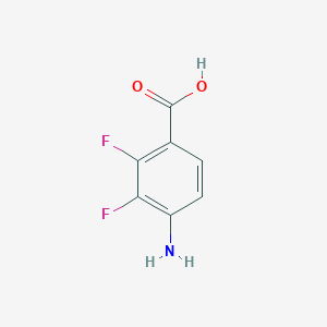 molecular formula C7H5F2NO2 B064700 4-Amino-2,3-difluorobenzoic acid CAS No. 194804-85-8