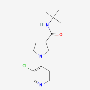 molecular formula C14H20ClN3O B6470084 N-tert-butyl-1-(3-chloropyridin-4-yl)pyrrolidine-3-carboxamide CAS No. 2640967-85-5
