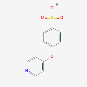 molecular formula C11H9NO4S B064701 4-(Pyridin-4-yloxy)-benzenesulfonic acid CAS No. 192329-80-9