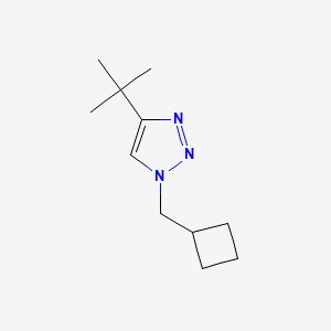 molecular formula C11H19N3 B6470282 4-tert-butyl-1-(cyclobutylmethyl)-1H-1,2,3-triazole CAS No. 2640898-00-4