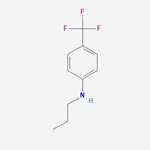 molecular formula C10H12F3N B064757 N-propyl-4-(trifluoromethyl)aniline CAS No. 190843-72-2