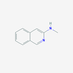 molecular formula C10H10N2 B064764 N-methylisoquinolin-3-amine CAS No. 171861-48-6