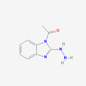 1-(2-Hydrazinyl-1H-benzo[d]imidazol-1-yl)ethanone
