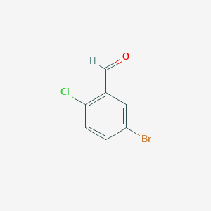 molecular formula C7H4BrClO B064787 5-Bromo-2-chlorobenzaldehyde CAS No. 189628-37-3