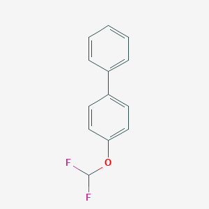 molecular formula C13H10F2O B064791 4-(Difluoromethoxy)biphenyl CAS No. 175838-98-9