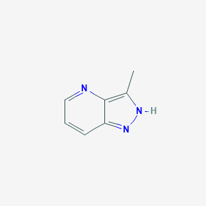 molecular formula C7H7N3 B064797 3-Methyl-1H-pyrazolo[4,3-b]pyridine CAS No. 194278-45-0