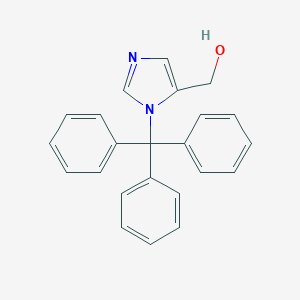 molecular formula C23H20N2O B064809 (1-三苯甲基-1H-咪唑-5-基)甲醇 CAS No. 172498-89-4