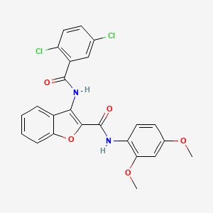 3-(2,5-dichlorobenzamido)-N-(2,4-dimethoxyphenyl)-1-benzofuran-2-carboxamide
