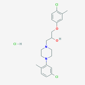 1-[4-(5-chloro-2-methylphenyl)piperazin-1-yl]-3-(4-chloro-3-methylphenoxy)propan-2-ol hydrochloride