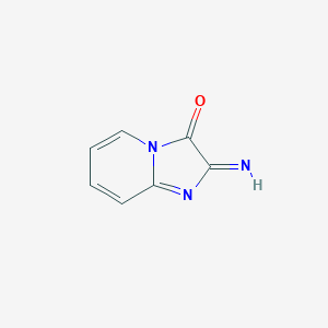 molecular formula C7H5N3O B064829 2-Iminoimidazo[1,2-a]pyridin-3(2H)-one CAS No. 186956-13-8