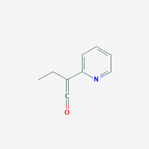 B064843 1-Buten-1-one, 2-(2-pyridinyl)-(9CI) CAS No. 185153-70-2
