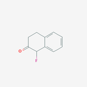 molecular formula C10H9FO B064848 1-Fluorotetralin-2-one CAS No. 178484-16-7