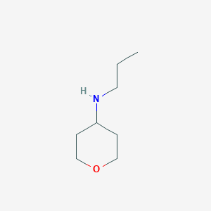 molecular formula C8H17NO B064850 N-丙基四氢-2H-吡喃-4-胺 CAS No. 192811-37-3