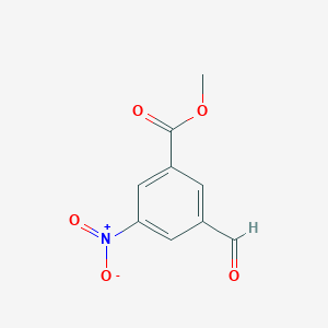 molecular formula C9H7NO5 B064863 Methyl 3-formyl-5-nitrobenzoate CAS No. 172899-78-4